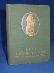 ALMANACH PESTALOZZI / EDITION POUR JEUNES FILLES - BERNA - 1924 foto