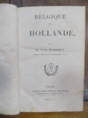L&amp;#039;Univers Belgique et Hollande, Van Hasselt, Paris 1844 foto