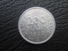 Germania . 200 marci(mark) . 1923 . UNC foto