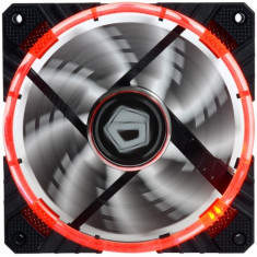 Ventilator ID-Cooling Concentric Circular 120 mm LED Rosu foto
