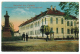 1613 - CALAFAT, Dolj, Monument Bratianu, school - old postcard - unused - 1933, Necirculata, Printata