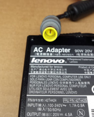 Incarcator laptop original Lenovo 20V 4.5A 90W foto