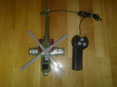 Army 24 cm avion elicopter cu telecomanda jucarie copii foto