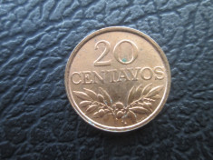 Portugalia . 20 centavos . 1972 . UNC foto