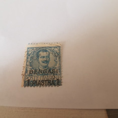 italia/ocupatia in turcia/ bengasi 1911 / 1pia/25c / 90 euro
