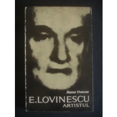 Ileana Vrancea - Eugen Lovinescu. Artistul