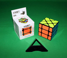 Cub Rubik - YJ 3x3x3 Fisher cube - YiLeng v2 + Stand pentru cub (vezi foto) foto