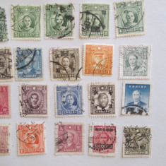 TIMBRE CHINA LOT 20 BUC STAMPILATE