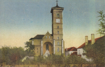 Carte postala CP AB028 Alba Iulia - Catedrala romano-catolica- necirculata foto