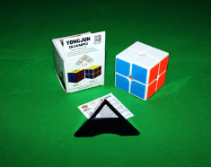 Cub Rubik 2x2x2 - YongJun GuanPo + Stand pentru cub (vezi foto) foto