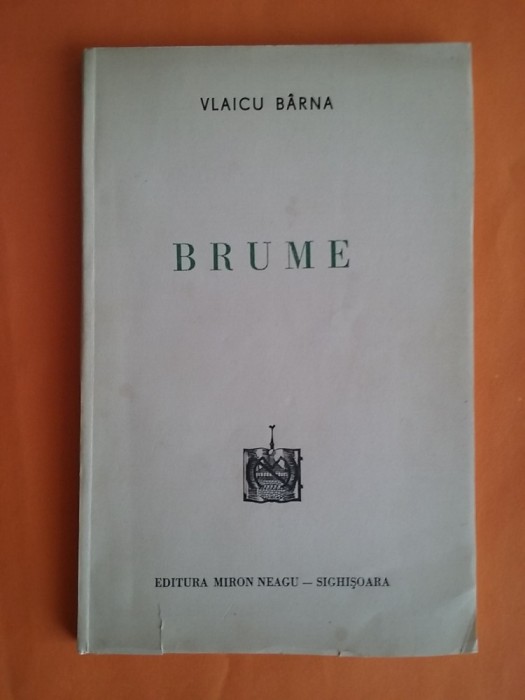 Brume - Vlaicu Barna (autograf) / R2P5F