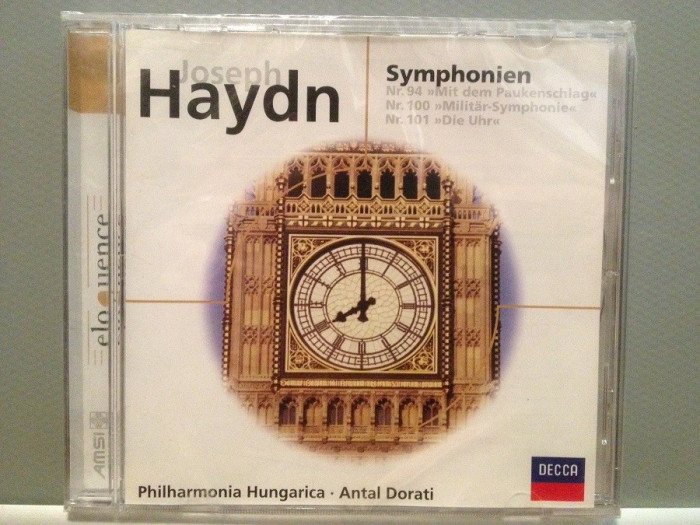 HAYDN - SYMPHOINY no 94,100,101(1974/DECCA/GERMANY) - CD ORIGINAL/Sigilat/Nou