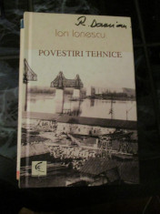 Povestiri tehnice - Ion Ionescu foto