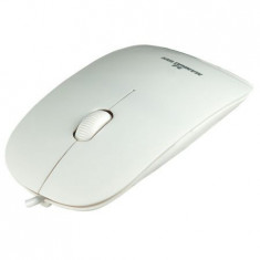 Mouse Manhattan Silhouette Optical cu fir USB 1000 dpi alb foto