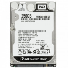Hard disk laptop WD Scorpio Black 250gb, 7200rpm, 16MB, factura+garantie! foto