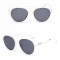 Ochelari Soare Unisex Fashion Retro Design - Protectie UV , UV400 -Alb+ Gri