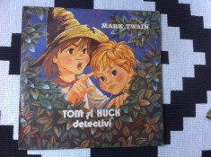 TOM SI HUCK DETECTIVI MARK TWAIN DISC VINYL LP povesti pentru copii exe 20987 foto