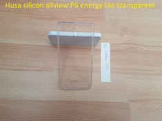 Husa silicon allview P6 energy lite transparent foto