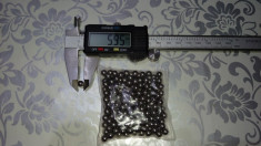 Airsoft bile precizie otel 5,95 mm greutate 0,86 gr foto