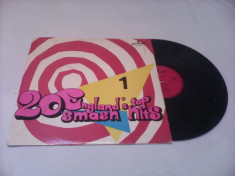 DISC VINIL ENGLAND&amp;#039;S TOP 20 SMASH HITS 1 RARITATE!!1974 DISCUL STARE FOARTE BUNA foto