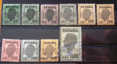 Romania 10 timbre fiscale stampilate si nestampilate foto