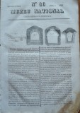 Muzeu national ; gazeta literara si industriala , nr. 16 , 1836 , 4 gravuri