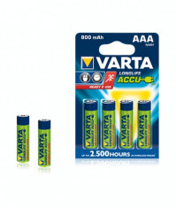 Acumulator AAA 800mAh 4buc Varta foto