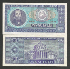 ROMANIA 100 LEI 1966 UNC [03] necirculata foto