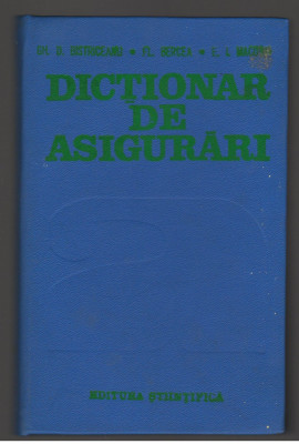 (C7377) DICTIONAR DE ASIGURARI DE GH. BISTRICEANU foto