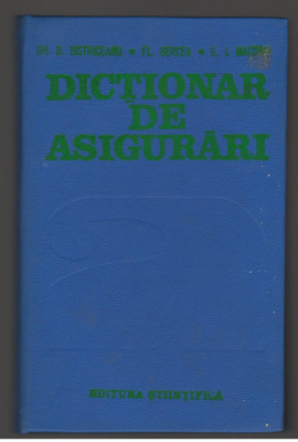 (C7377) DICTIONAR DE ASIGURARI DE GH. BISTRICEANU foto