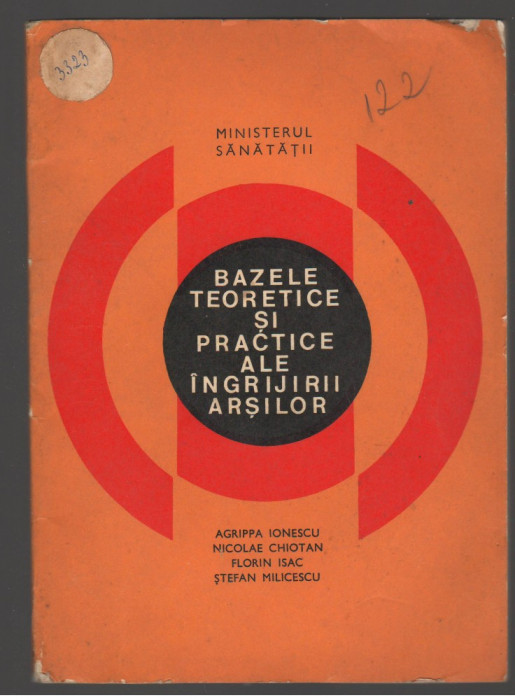 (C7372) BAZELE TEORETICE SI PRACTICE ALE INGRIJIRII ARSILOR DE AGRIPPA IONESCU