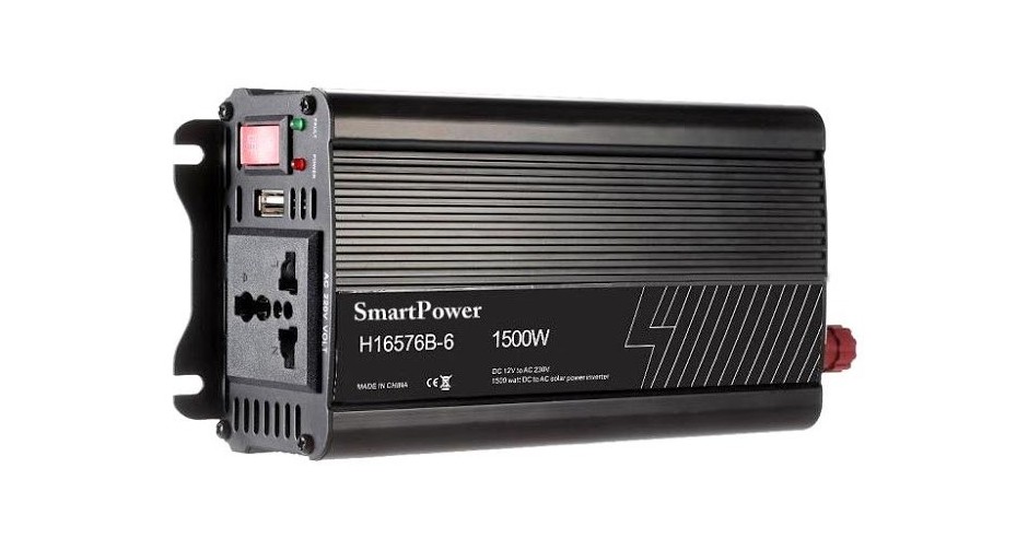 Invertor tensiune 12V DC - 220V AC 1200W, pentru auto | arhiva Okazii.ro