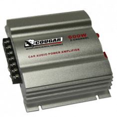 AMPLIFICATOR AUTO COUGAR 2 CANALE 600W foto