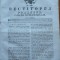 Vestitorul romanesc , gazeta semi - oficiala , 12 Octombrie 1843