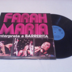 DISC VINIL LP FARAH MARIA-INTERPRETA A.BARREITA RARITATE!!!!1970 CUBA