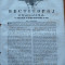 Vestitorul romanesc , gazeta semi - oficiala , 5 Octombrie 1843