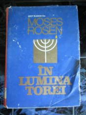 Moses Rosen - In lumina Torei foto