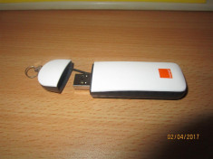 Modem 3G+ Stick USB Option GI1515 Orange 14,4Mbps codat Orange, microSD slot. foto