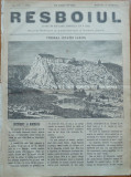 Ziarul Resboiul , nr. 116 , 1877 , gravura ; Vederea cetatei Carsul
