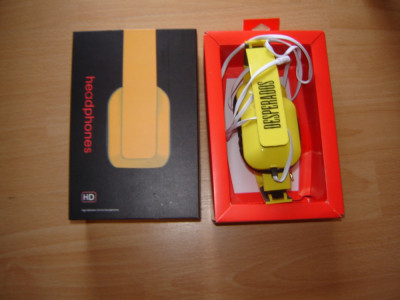 Casti Noi Headphones - Desperados , culoare galben foto