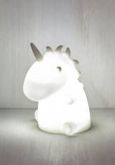 Lampa de veghe, unicorn alb foto