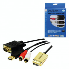 Adaptor Logilink CV0052A HDMI - VGA &amp;amp; Audio foto