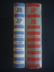 DICTIONAR ROMAN-FRANCEZ * FRANCEZ-ROMAN 2 volume {1972} foto