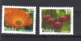 POLONIA 2009, Flori si fructe, MNH, serie neuzata, Flora, Nestampilat