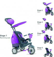 Tricicleta Smart Trike Splash Purple foto
