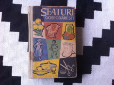 sfaturi gospodaresti carte hobby ilustrata editura agro silvica 1961 foto