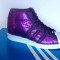 Ghete Adidas Superstar Hi Tops Originale,Noi in Cutie,Cu Platforma in Calcai,36