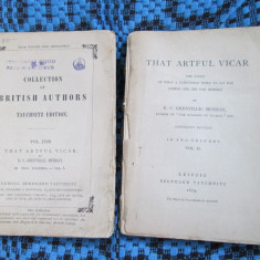 THAT ARTFUL VICAR - GREENVILLE MURRAY vol. I + II (1879 - IN LB. ENGLEZA)