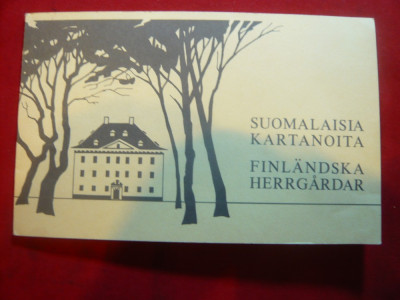 Carnet Prezentare a Seriei de timbre Arhitectura -1982 Finlanda , 10 val. foto