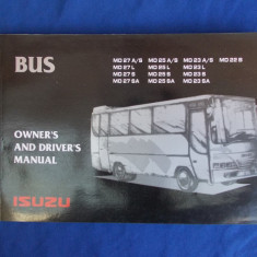 MANUAL CONDUCERE * AUTOBUZ ISUZU ( IN LIMBA ENGLEZA )